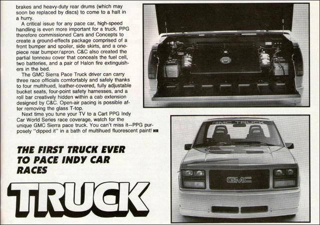 ppg gmc pace truck 1988
