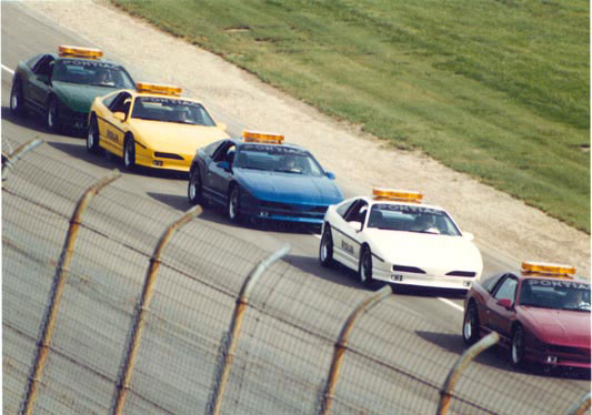 Pontiac Fiero Blue PPG Pace Car