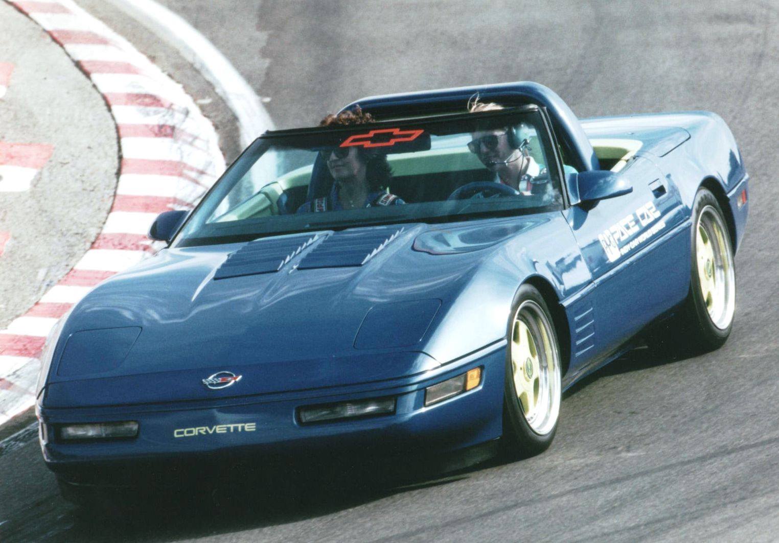 Chevrolet Corvette Convertible Blue 1991 PPG Pace Car