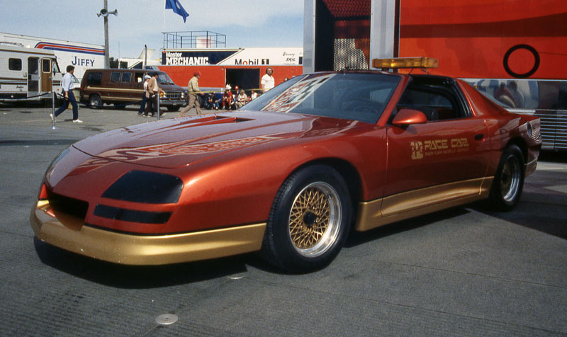 1982 Camaro PPG Pace Car track