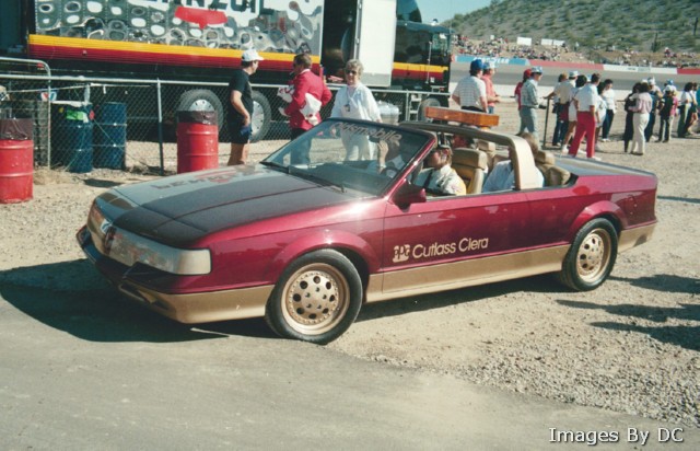 Oldsmobile Ciera 1983 PPG pace car curb