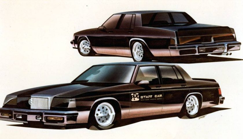 Buick LeSabre ppg staff car sketch