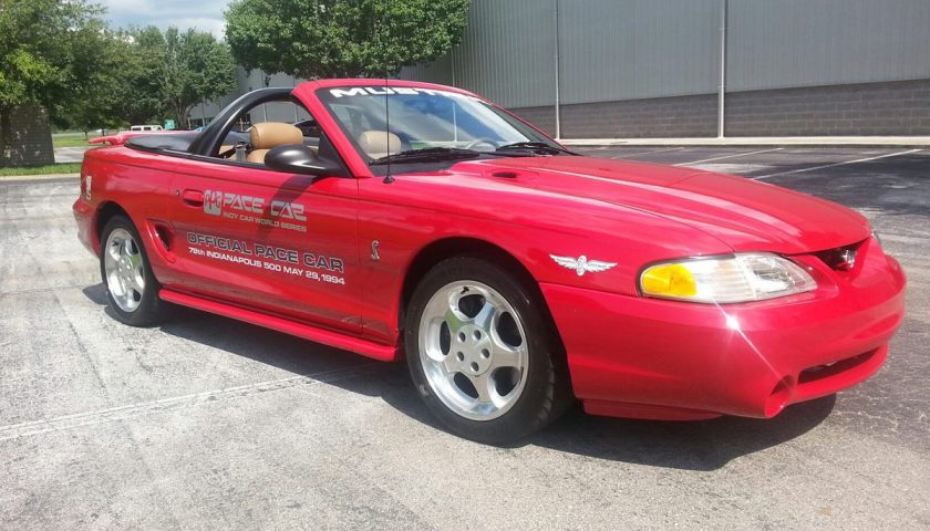 1994 mustang cobra indy 500 ppg pace car