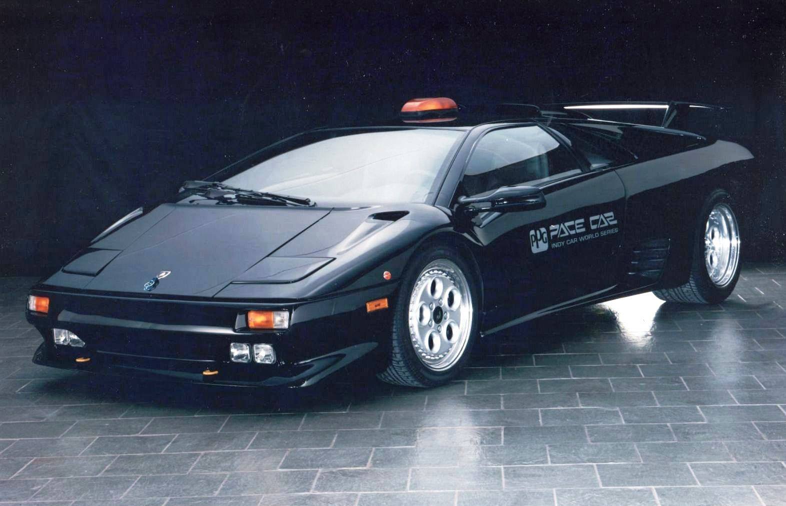 Lamborghini Diablo 1995 PPG Pace Car black