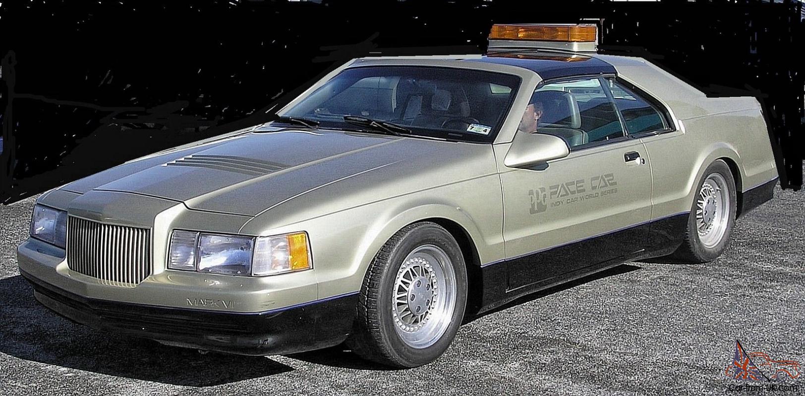 Lincoln Mark Vii ppg pace car 1984