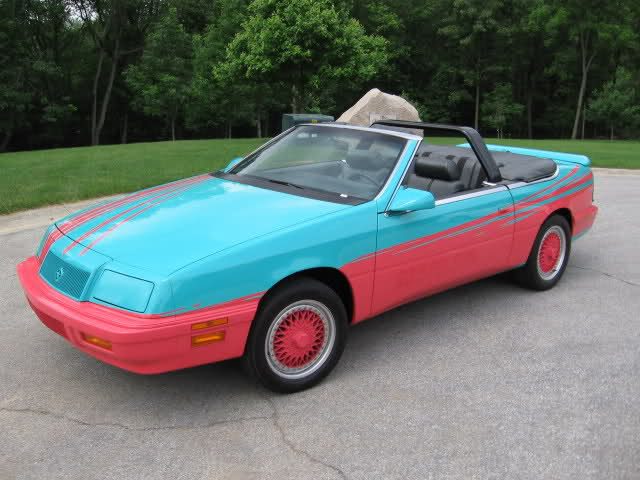 Chrysler lebaron ppg pace car