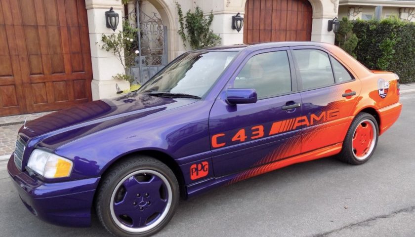 Mercedes Benz C43 AMG purple orange 1998 PPG Pace Car