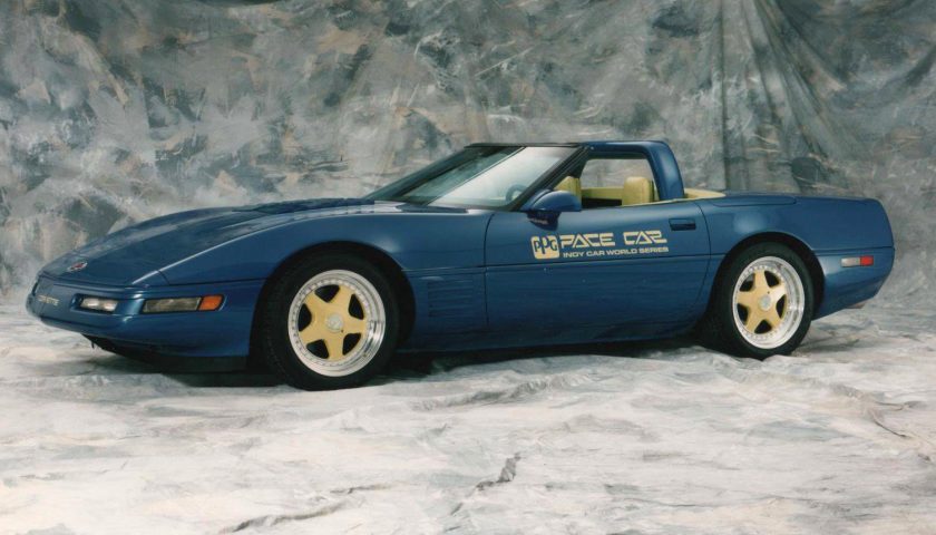 Chevrolet Corvette Convertible Blue 1991 PPG Pace Car