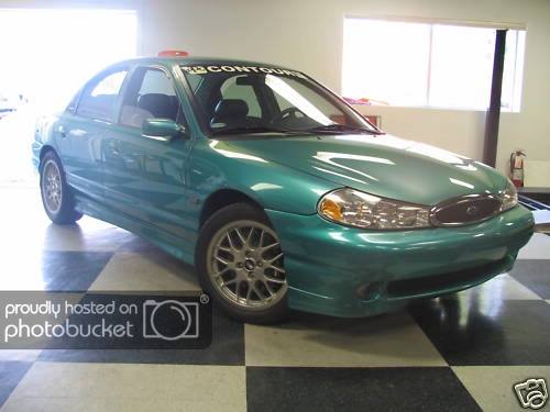 green contour svt ppg pace car