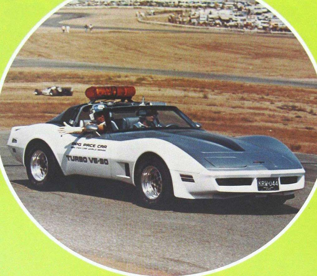 Twin Turbo V6 Chevrolet Corvette 1981 PPG Pace Car